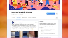 Un groupe Facebook pour dénoncer Emma Matelas