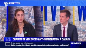 Amélie Moyart, porte-parole de l'association Utopia 56, craint une recrudescence des violences anti-immigration à Calais