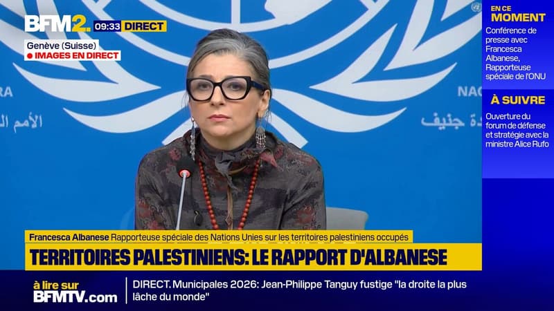 "Je n'ai aucun espoir que les Palestiniens à Gaza soient sauvés s'il n'y a pas d'intervention massive pour arrêter Israël", alerte la rapporteuse spéciale à l'ONU Francesca Albanese