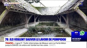 Yvelines: ils veulent sauver le lavoir de Pompidou à Orvilliers