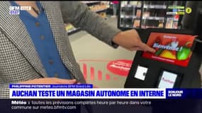 Nord: Auchan ouvre un magasin autonome au sein de son siège social