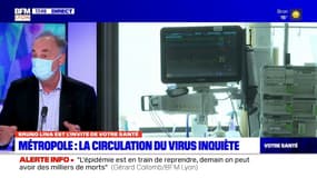 Coronavirus: "Le panorama des personnes en réanimation est le même qu'en mars", selon le Pr Bruno Lina