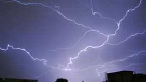 Les orages ont été accompagnés de pluies et de grêle (image d'illustration)