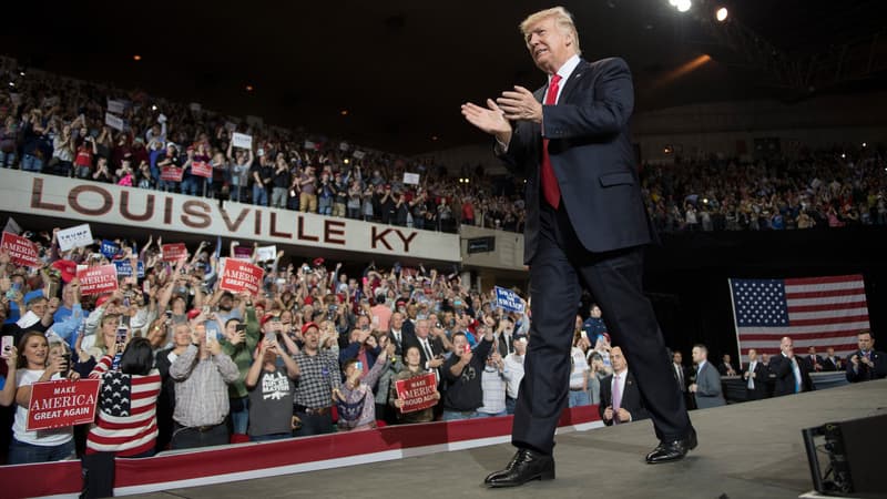 Donald Trump, le 20 mars 2017, dans le Kentucky. 