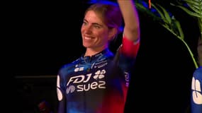 Demi Vollering avec le maillot de FDJ-Suez.