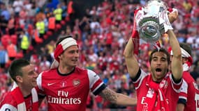 La joie de Koscielny, Giroud et Flamini