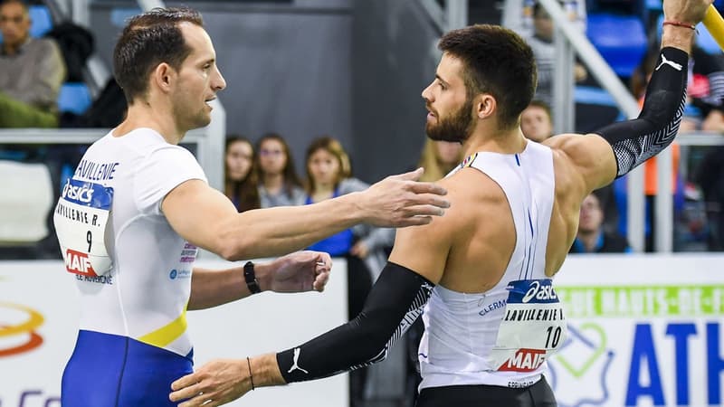 Renaud et Valentin Lavillenie - Mondiaux d'athlétisme