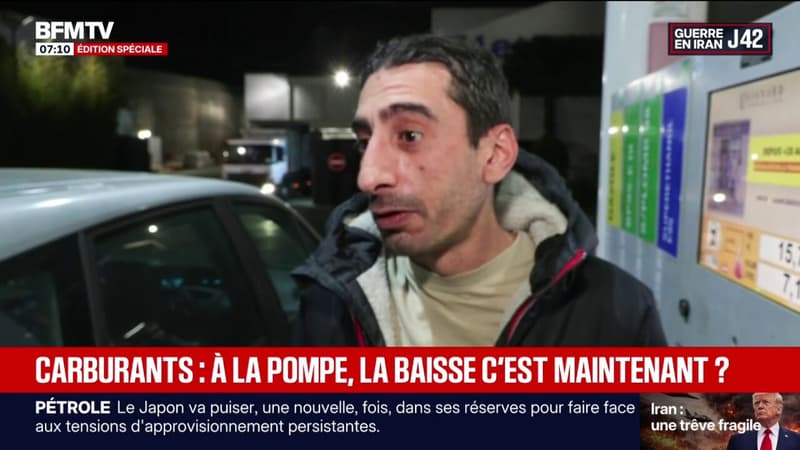 Carburants: les prix commencent à baisser à la pompe