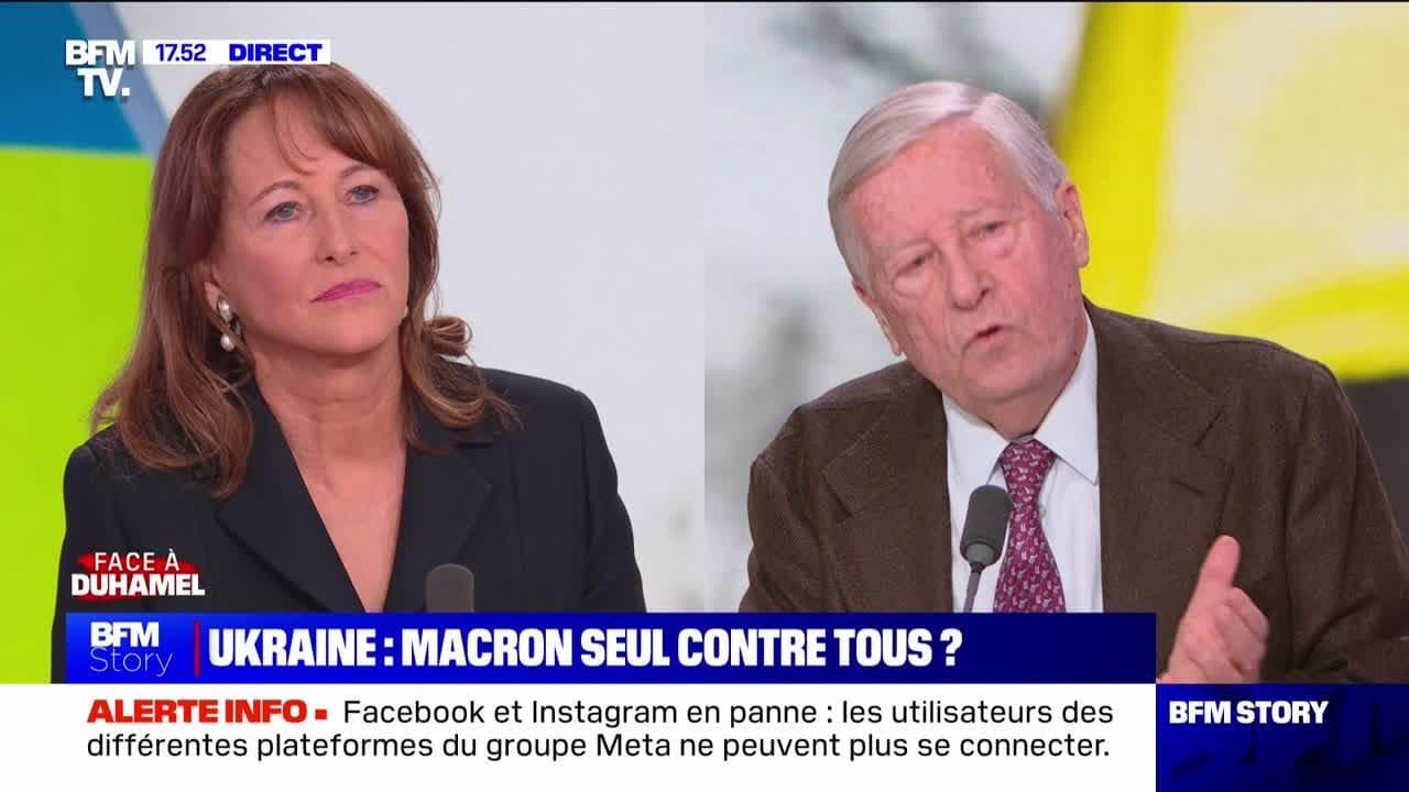 Face à Duhamel Ségolène Royal Ukraine, Macron seul contre tous ? 05/03