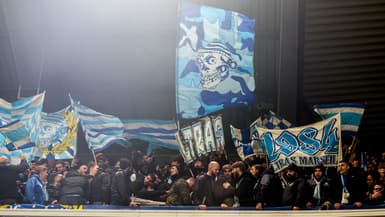 Des supporters de l'OM en Belgique en décembre 2025