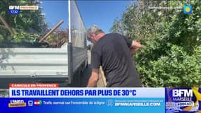 Rencontre avec des employés qui travaillent à l'extérieur par plus de 30°C