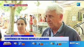 Orages dans le Var: la conférence de presse du maire du Lavandou