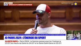Flamme Olympique: Florent Manaudou rappelle que "derrière chaque sportif, il y a un club formateur" 