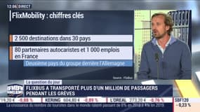 Yvan Lefranc-Morin (Flixbus France) : Flixbus a transporté plus d'un million de passagers pendant les grèves - 20/01