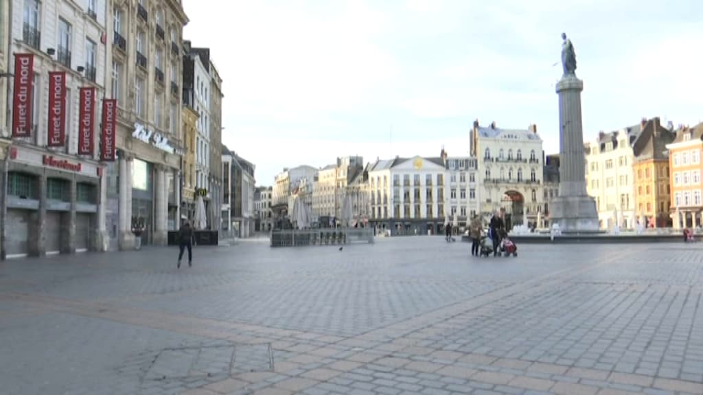 Lille vidée de ses habitants.