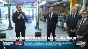 Président Magnien ! : Emmanuel Macron chahuté mais "heureux" – 09/11