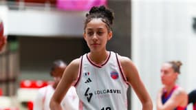Tea Cleante, la joueuse de l'ASVEL féminine, en mai 2025.