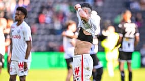 Remy Cabella à la fin du match contre Angers, 08/04/2023