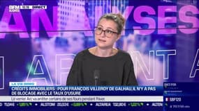 Marie Coeurderoy: Crédits immobiliers, pour François Villeroy de Galhau, il n'y a pas de blocage avec le taux d'usure  - 09/09 