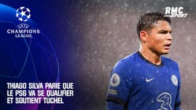 "Le PSG va se qualifier" parie Thiago Silva qui soutient Tuchel, un coach "extraordinaire"