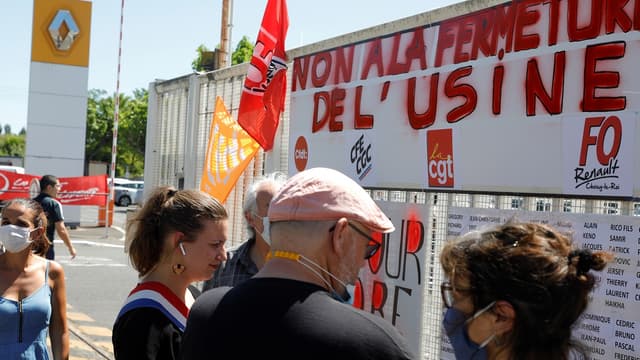 Le plan d'économies de Renault prévoit la fermeture du site de Choisy-le-Roi dans le Val-de-Marne.