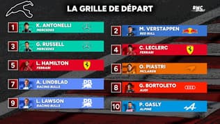 GP Belgique : Antonelli en pole devant Verstappen et Russell, la grille de départ et tous les classements