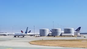 Vue générale de l'aéroport de San Francisco (image d'illustration)