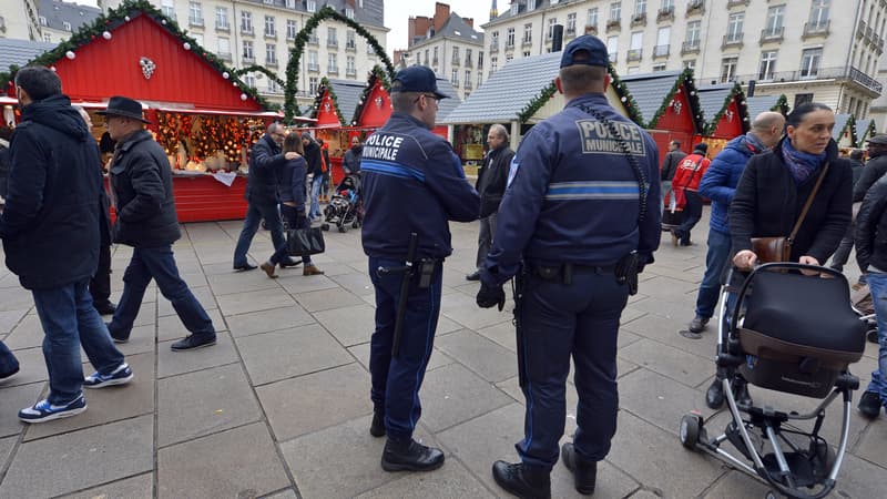 La sécurité a été renforcée pendant la période des fêtes, notamment sur le marché de Noël de Nantes