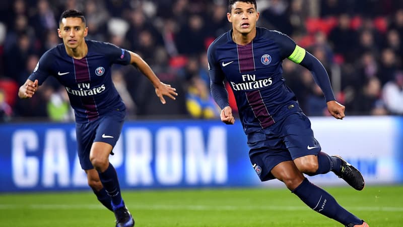 Marquinhos et Thiago Silva