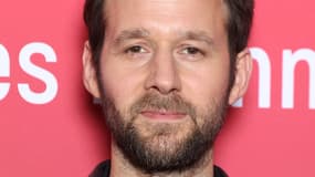 L'acteur Benjamin Lavernhe le 10 février 2025 à Paris, au dîner des César.