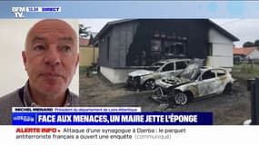 Domicile d'un maire incendié: Michel Menard, président du département de Loire-Atlantique dénonce "une agression insupportable et intolérable"  