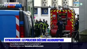 Synagogue de Rouen: les policiers et pompiers qui sont intervenus décorés ce lundi