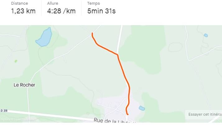 Ce que révèle le GPS de l'application de course à pieds qu'utilisait Lisa

