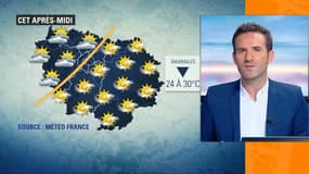 Le temps ce mercredi