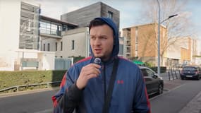 Le Youtuber allemand Lucky Luke030 lors de sa vidéo réalisée à Toulouse le 30 mars 2025