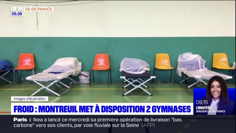 Froid: Montreuil met à disposition deux gymnases