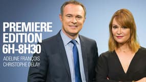 Christophe Delay &amp; Adeline François présentent "Première Edition" sur BFMTV