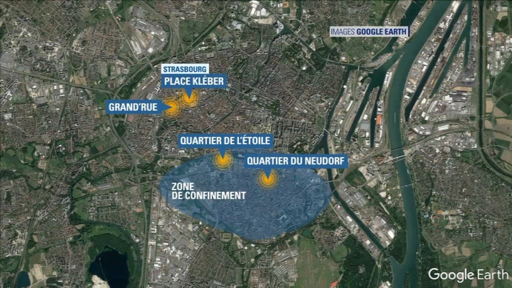Carte de Strasbourg.