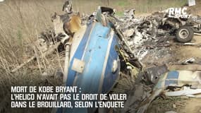 Décès de Bryant: L'hélicoptère n'avait pas le droit de voler dans le brouillard selon l'enquête
