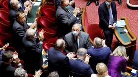 Le président du Sénat, Gérard Larcher, dans l'hémicycle de la Chambre haute le 1er octobre 2020