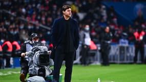 Mauricio Pochettino lors de PSG-Monaco en Ligue 1