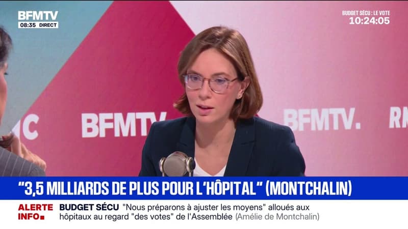 Budget: "S'il n'y a rien pour les Français dans trois semaines, il n'y aura rien de plus pour les finances publiques", déclare Amélie de Montchalin, ministre des Comptes publics