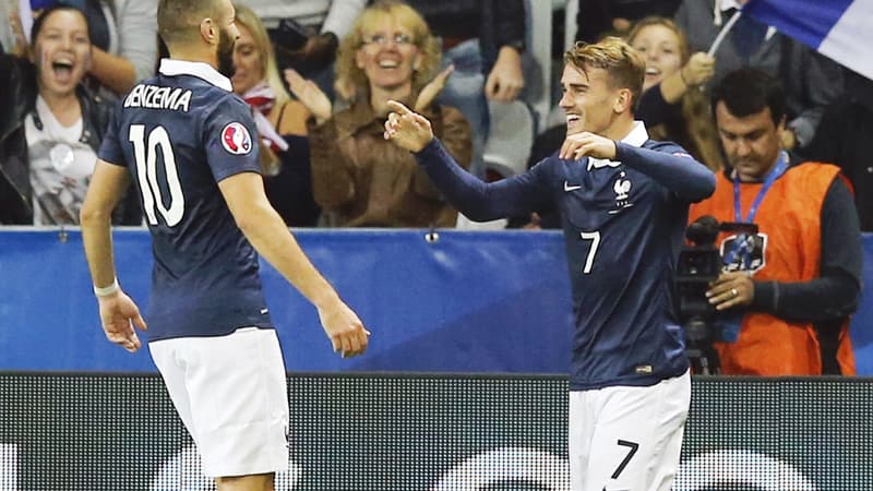 Karim Benzema et Antoine Griezmann