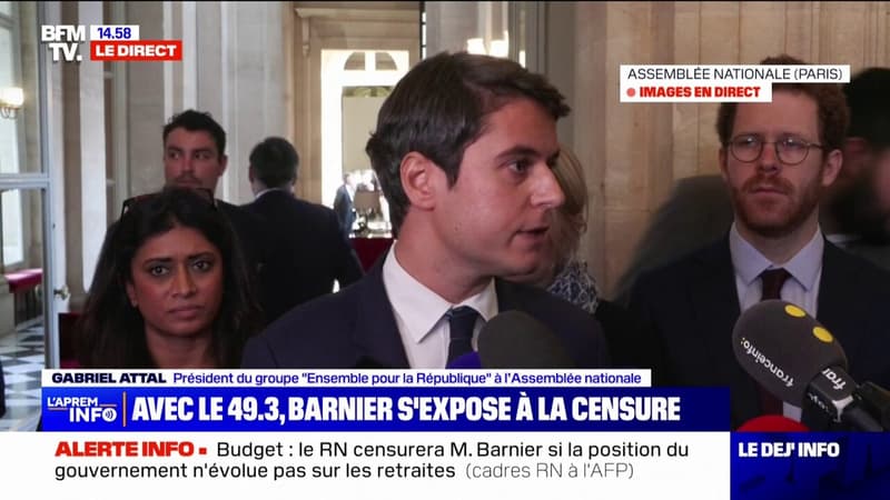 Menace de censure de Michel Barnier: 