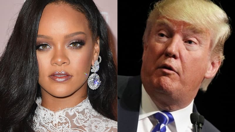 Rihanna et Donald Trump