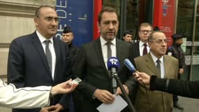 Christophe Castaner lors de son point presse