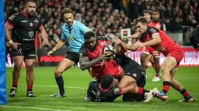 Dany Priso face à Toulouse, le 23 décembre 2023.