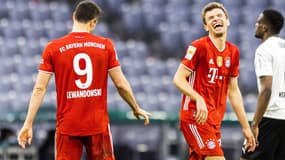 Thomas Müller et Robert Lewandowski (Bayern)