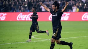 L'attaquant mexicain Carlos Vela, à Los Angeles le 25 octobre 2019