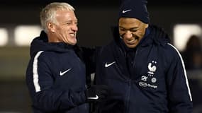 Deschamps et Mbappé
